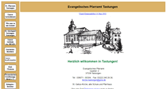 Desktop Screenshot of kirche-tastungen.org
