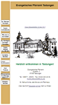 Mobile Screenshot of kirche-tastungen.org