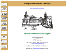 Tablet Screenshot of kirche-tastungen.org